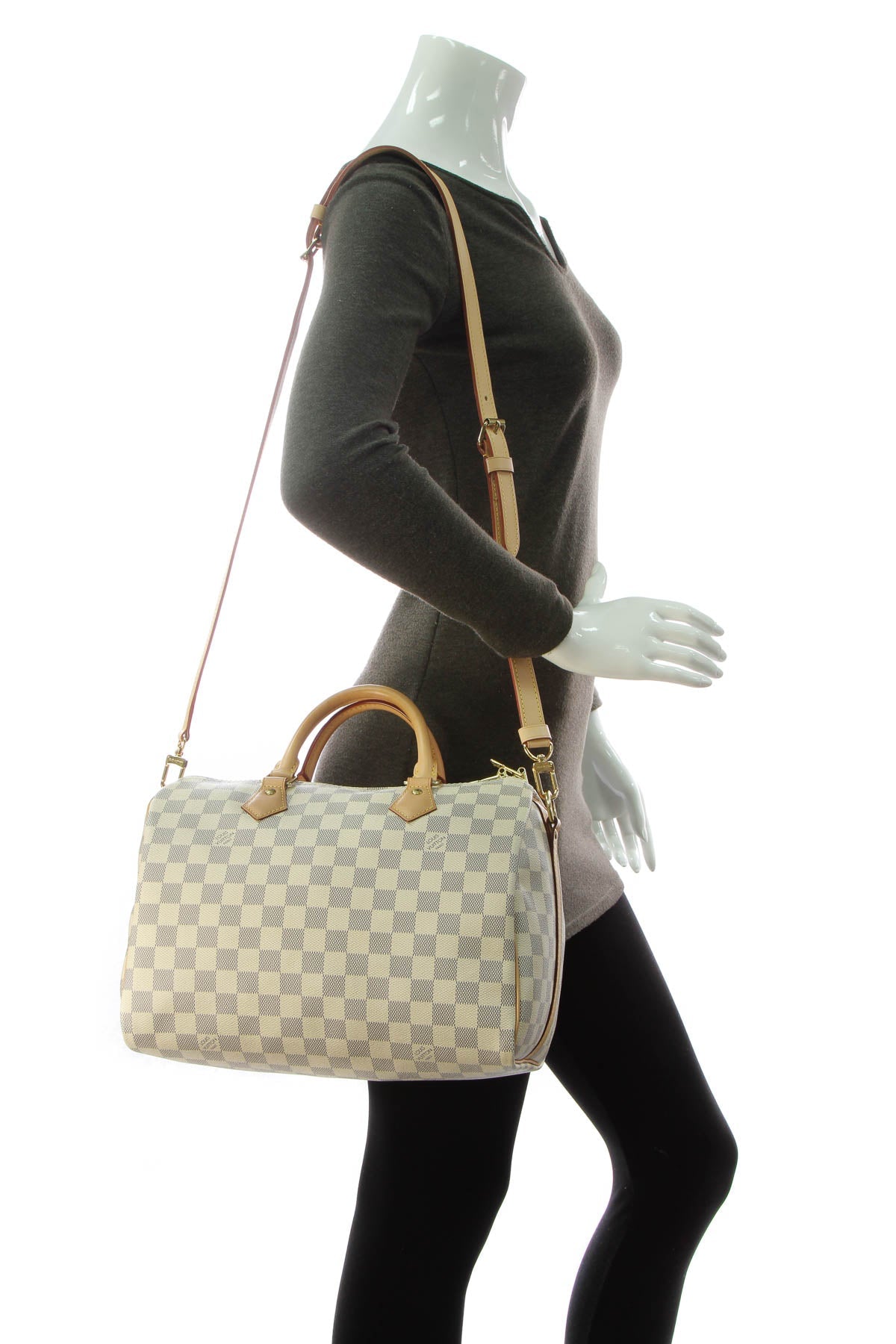 Louis Vuitton Speedy Bandouliere 30 Bag - Damier Azur - photo 2