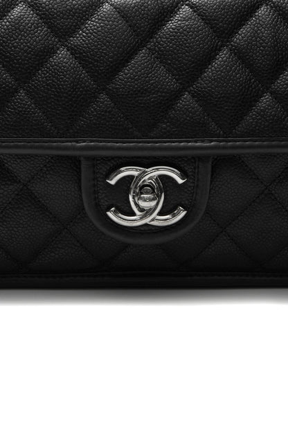 French Riviera Medium Flap Bag - Black - image 8