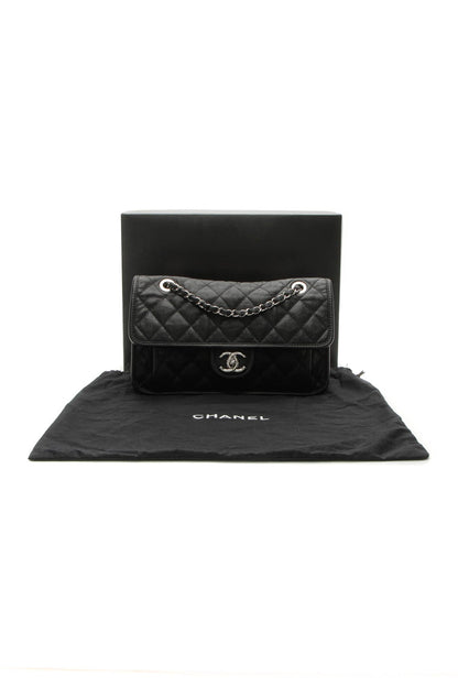 French Riviera Medium Flap Bag - Black - image 11