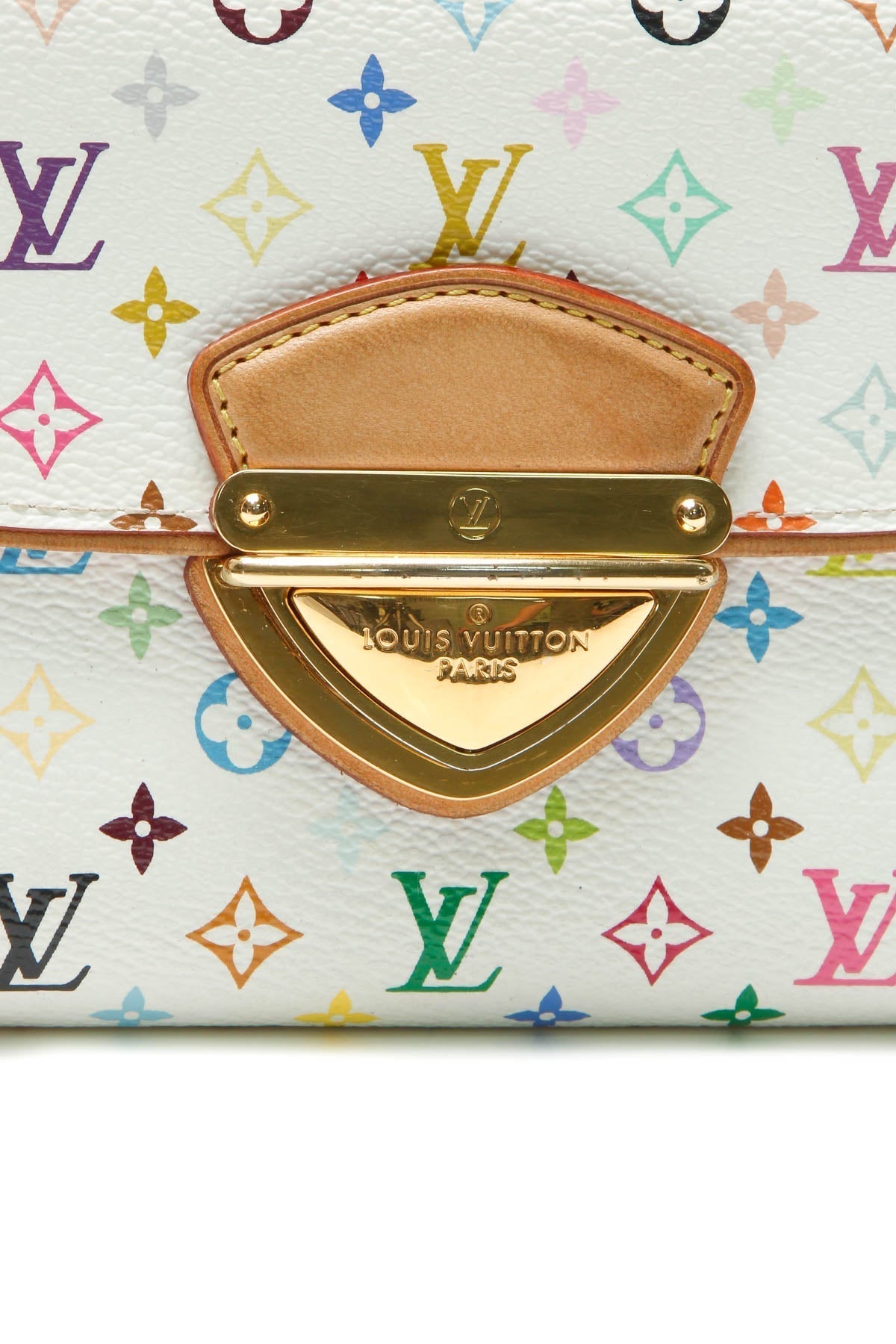 Eugenie Wallet - White Multicolore Monogram - image 4