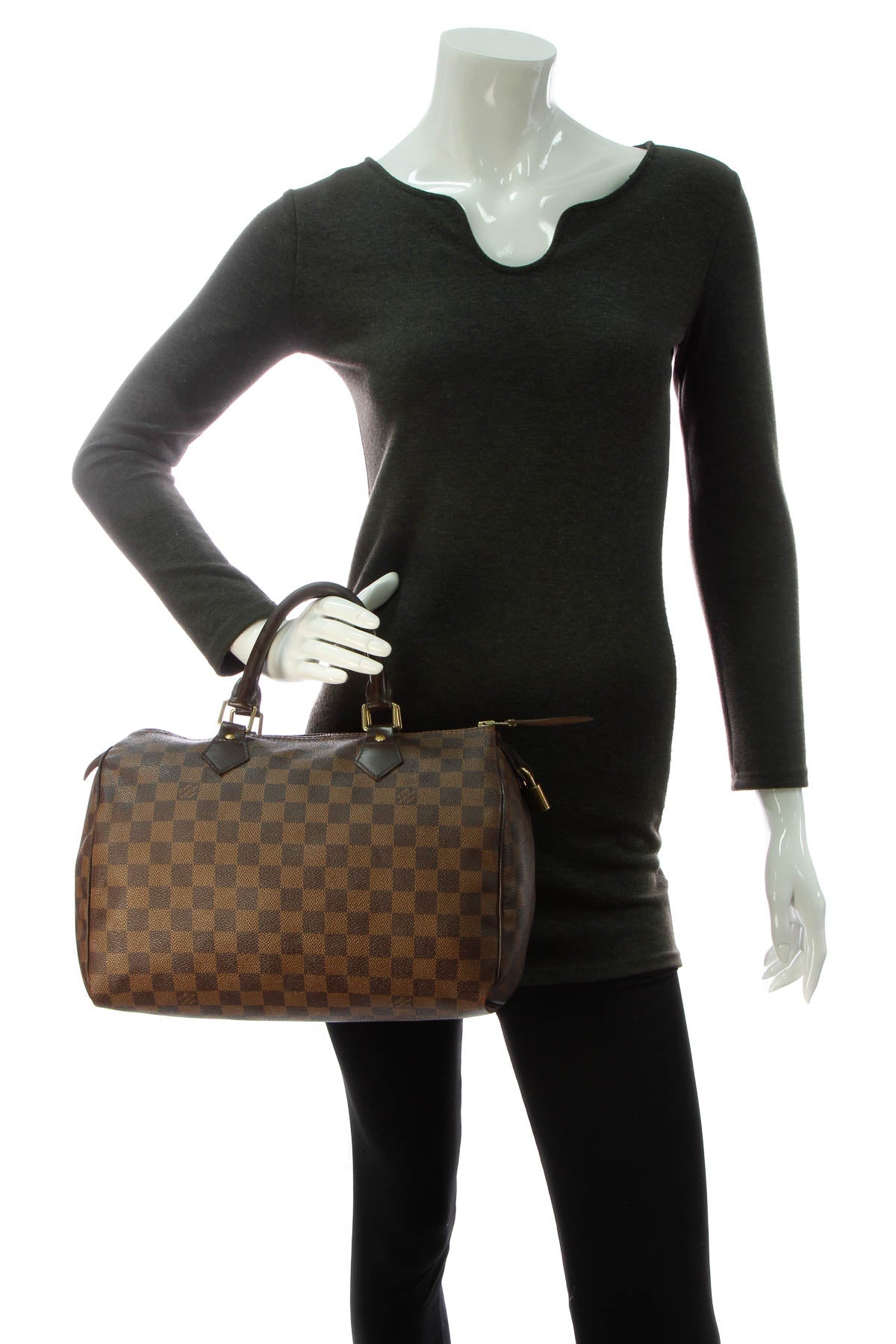 Speedy 30 Bag - Damier Ebene - image 2