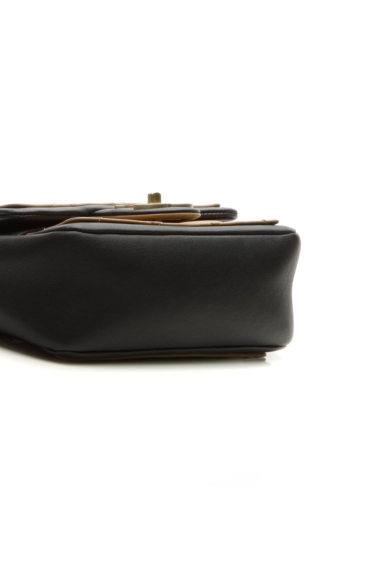Graphic Mini Flap Bag - Beige/Black - image 4