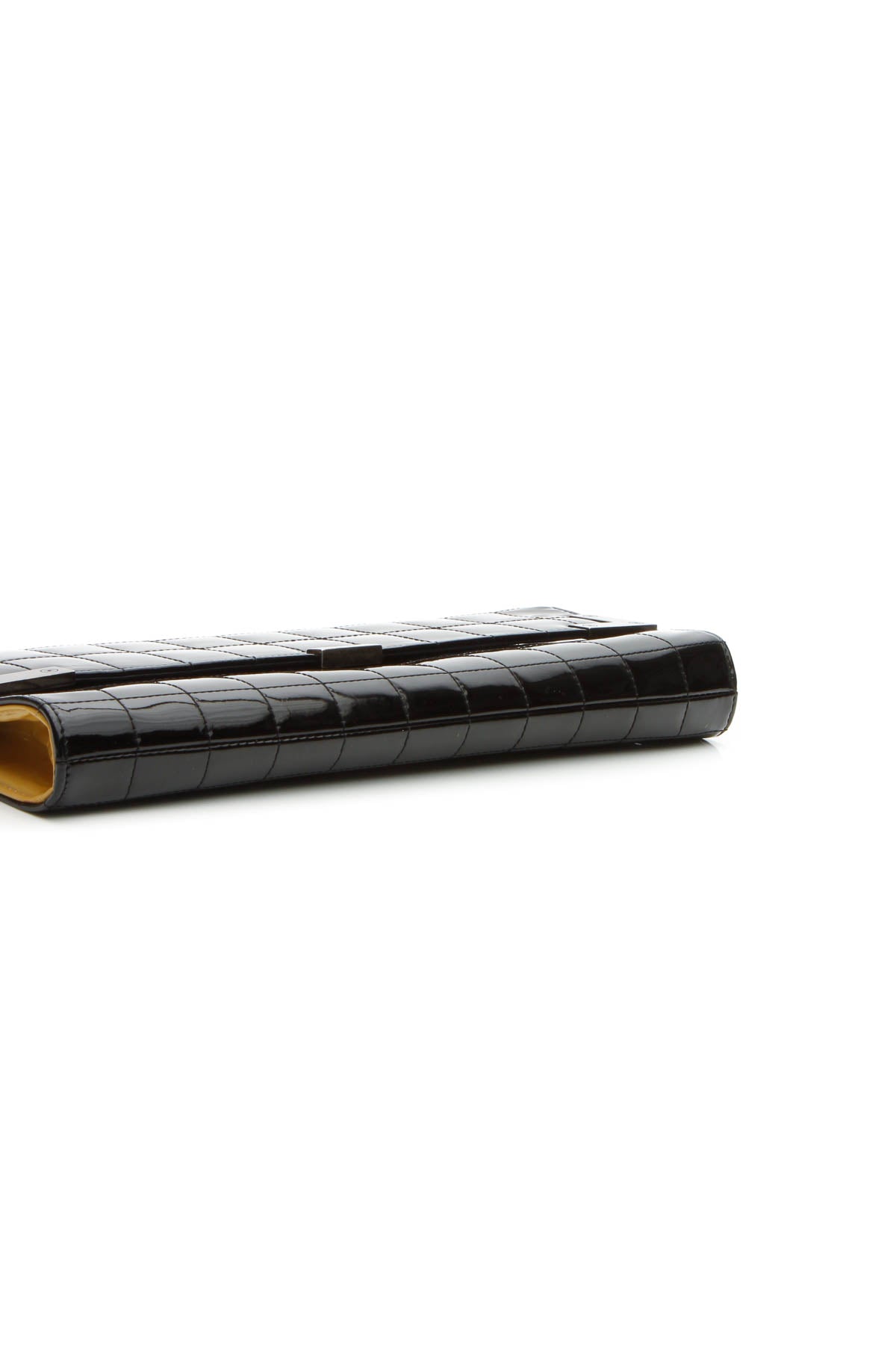 Chocolate Bar Long Clutch Bag - Black - image 4