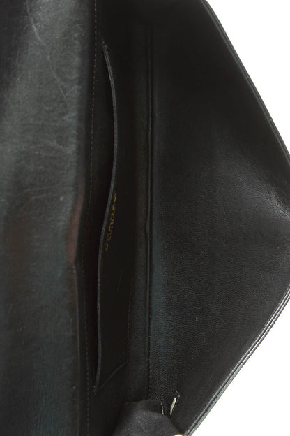 Chocolate Bar Long Clutch Bag - Black - image 6