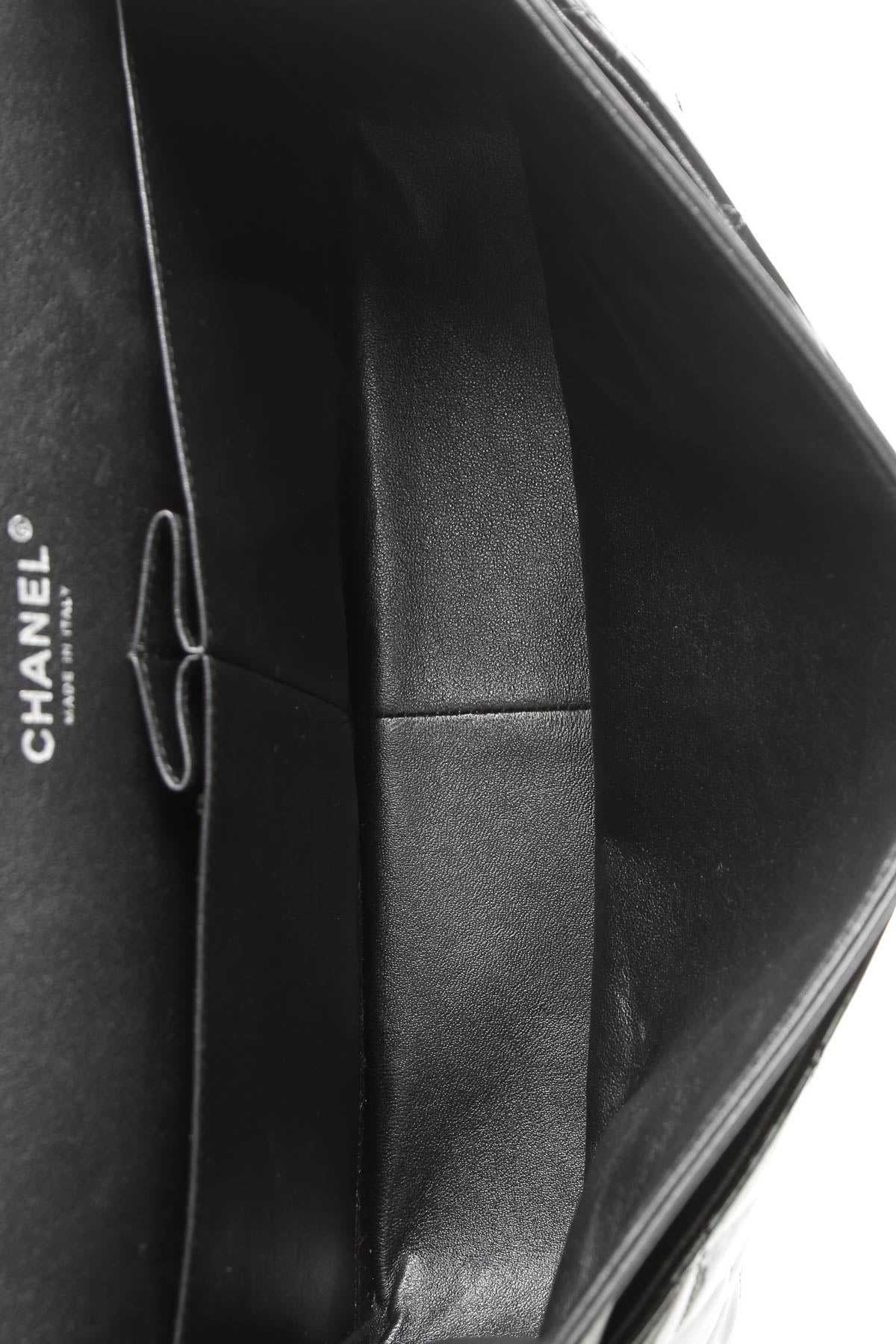 Chanel Classic Jumbo Double Flap Bag - Black Patent - photo 8