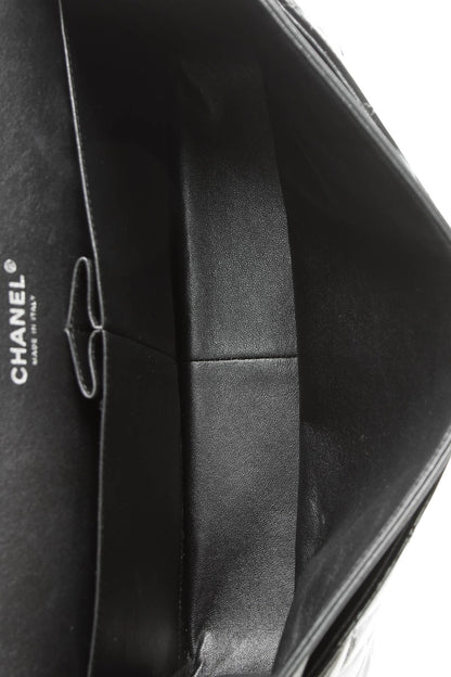 Chanel Classic Jumbo Double Flap Bag - Black Patent - photo 8