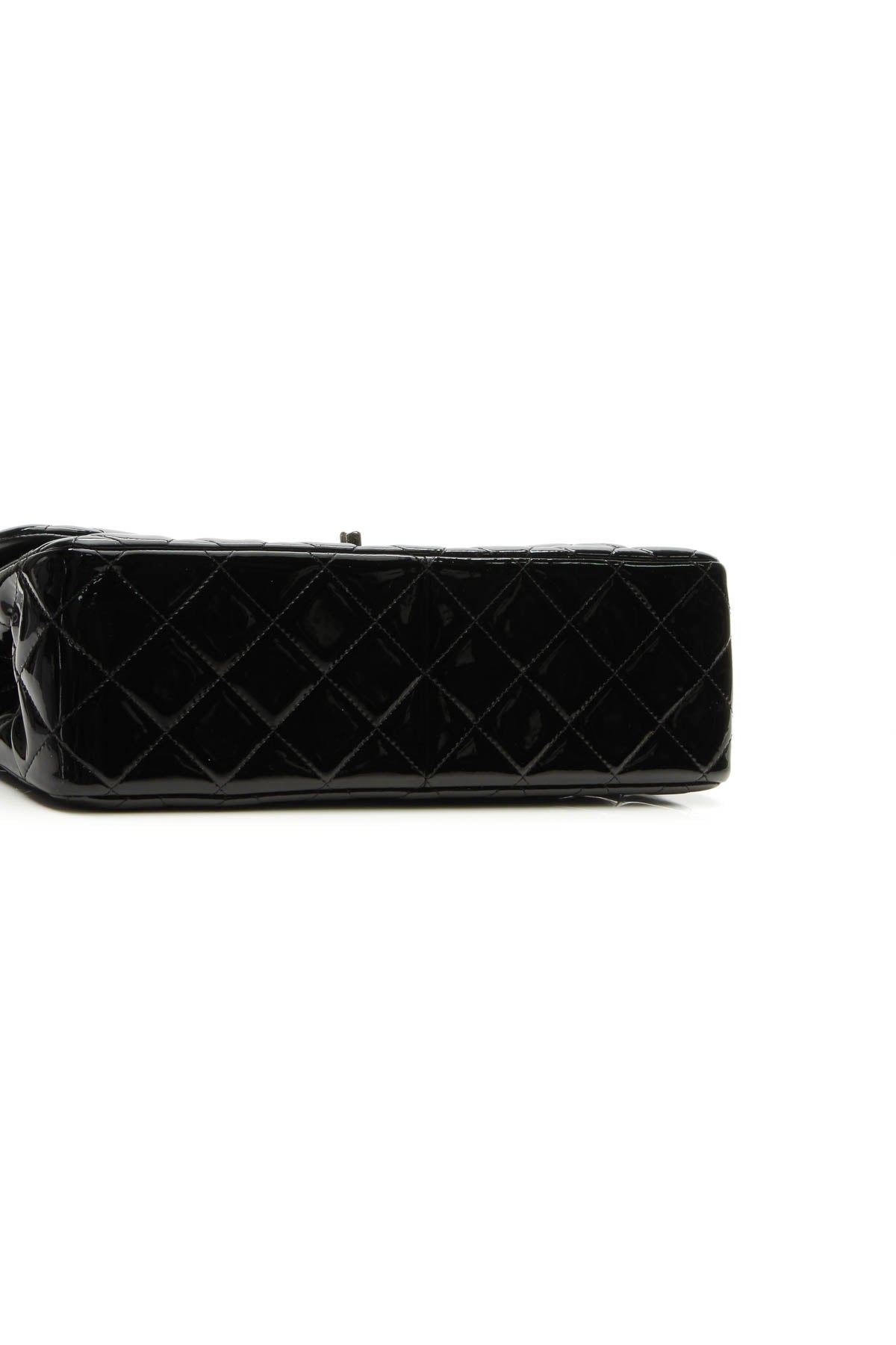 Chanel Classic Jumbo Double Flap Bag - Black Patent - photo 4