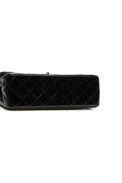 Chanel Classic Jumbo Double Flap Bag - Black Patent - photo 4