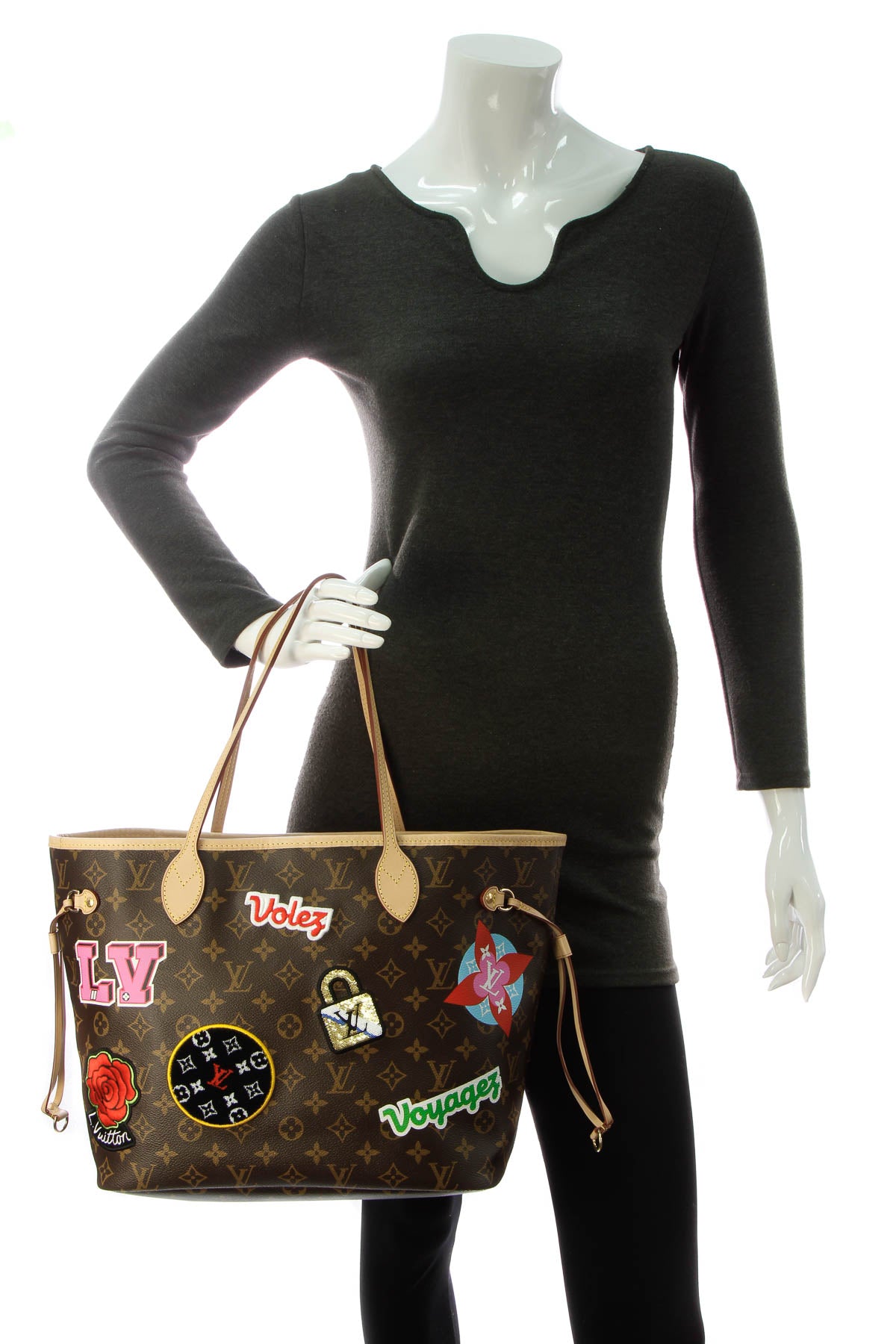 Louis Vuitton Patches Neverfull MM Tote Bag - Monogram - photo 2