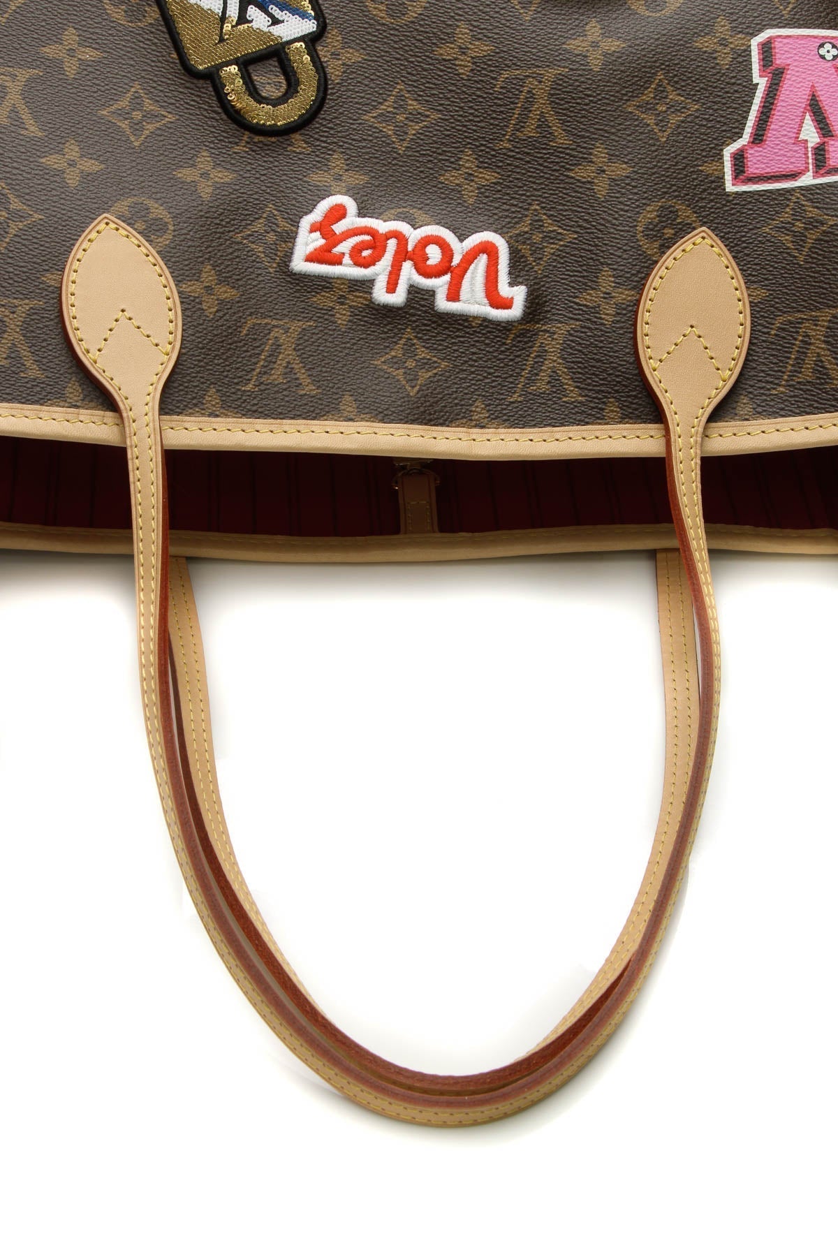 Patches Neverfull MM Tote Bag - Monogram - image 5