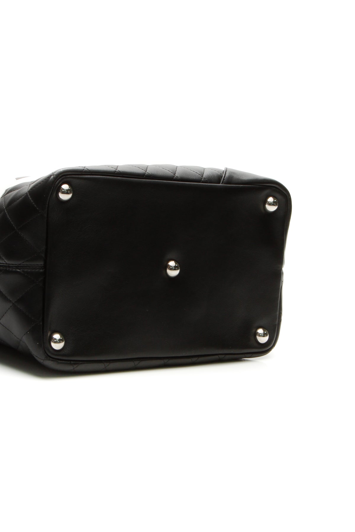 Cambon Small Shopping Tote Bag - Black/White - image 4