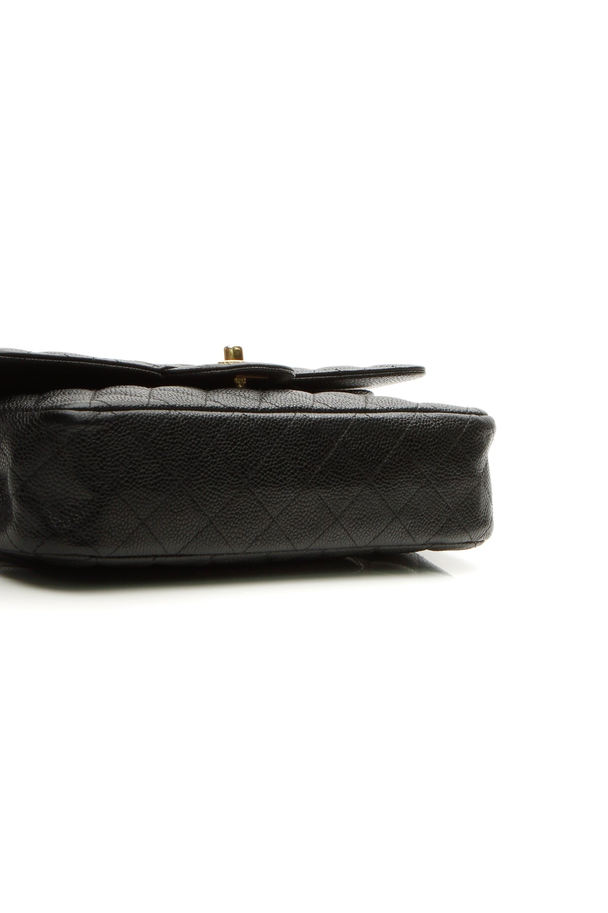 Classic Medium Double Flap Bag - Black Caviar - image 4