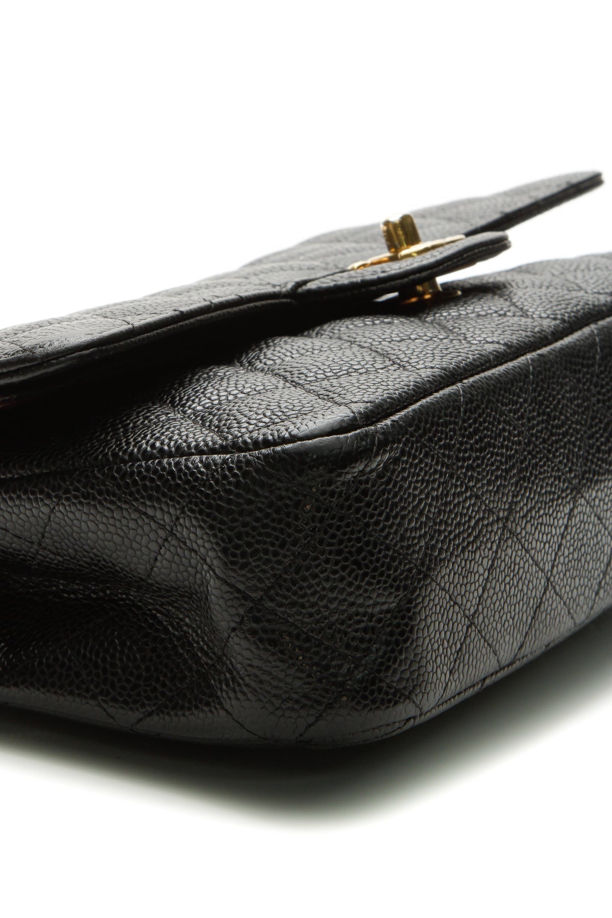 Classic Medium Double Flap Bag - Black Caviar - image 5