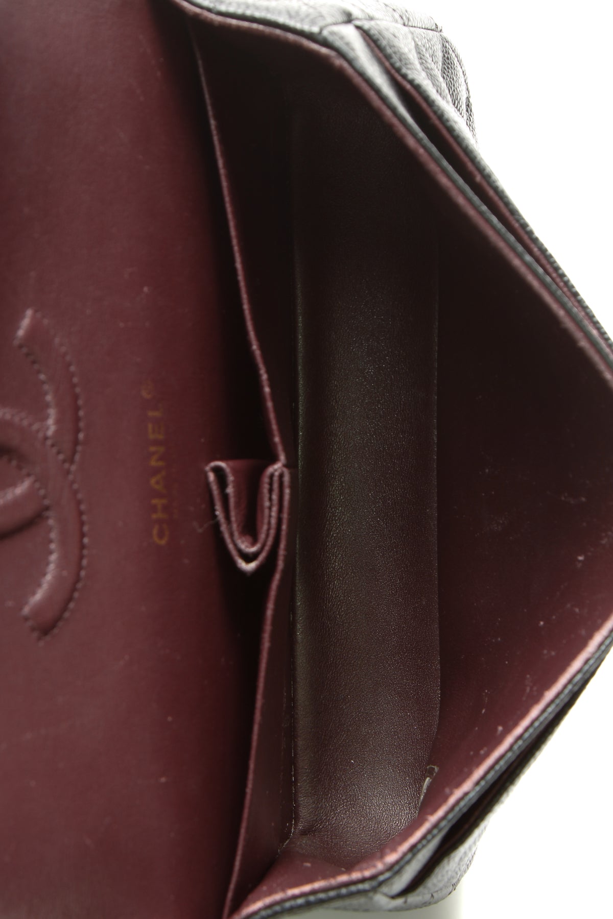 Classic Medium Double Flap Bag - Black Caviar - image 8