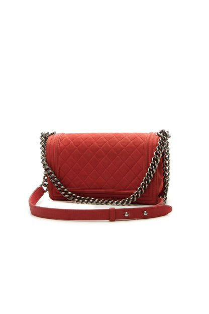 Old Medium Boy Bag - Rust Matte Caviar - image 3