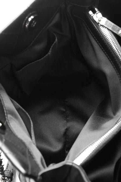 Quilted Tote Bag - Black - image 9