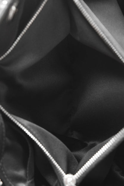 Quilted Tote Bag - Black - image 10