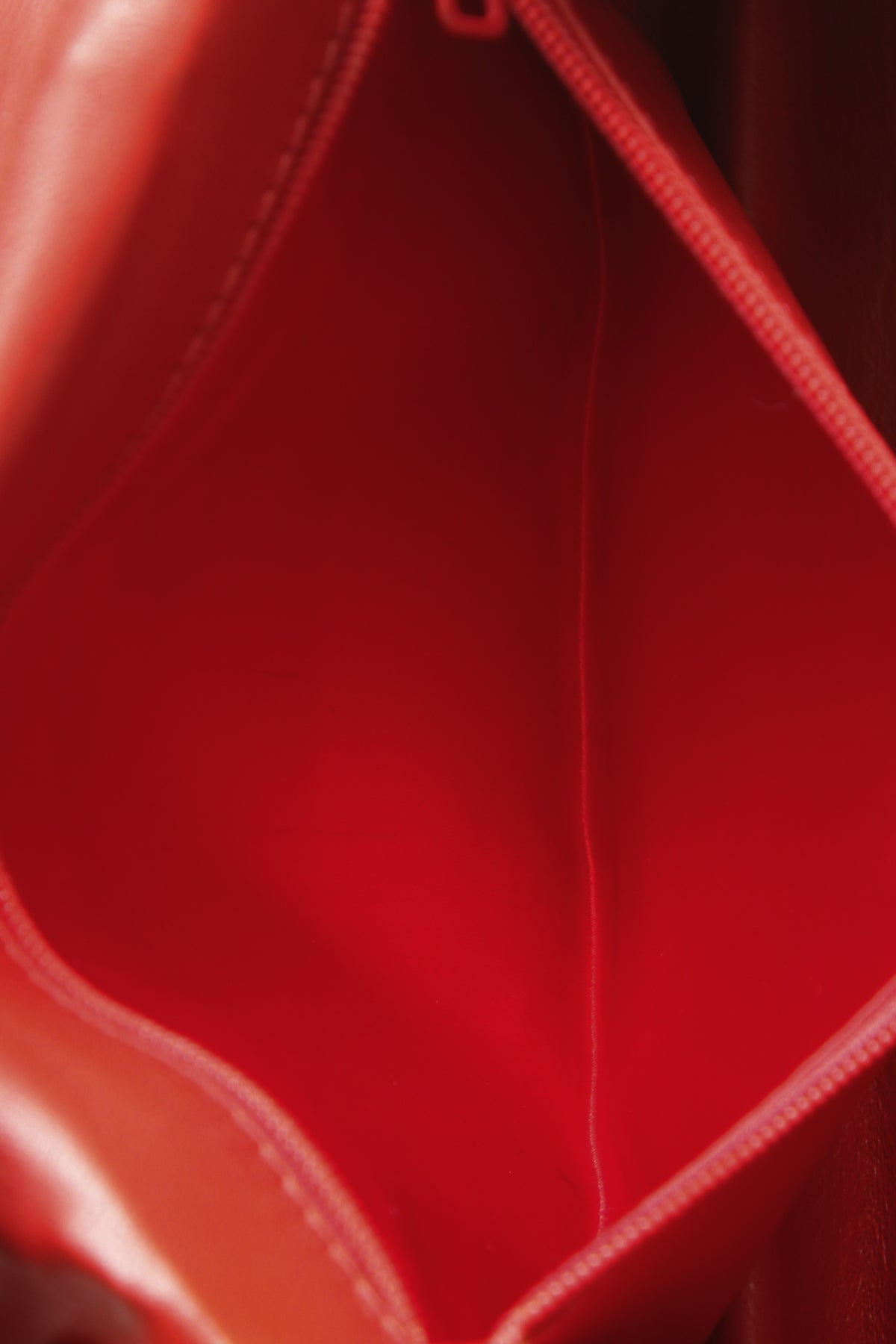 Chanel Vintage CC Chain Shoulder Bag - Red - photo 8