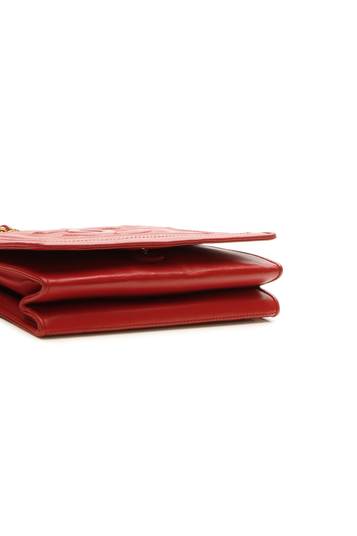 Chanel Vintage CC Chain Shoulder Bag - Red - photo 4
