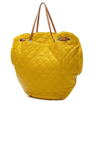 Cocomark Drawstring Tote Bag - Mustard - image 3