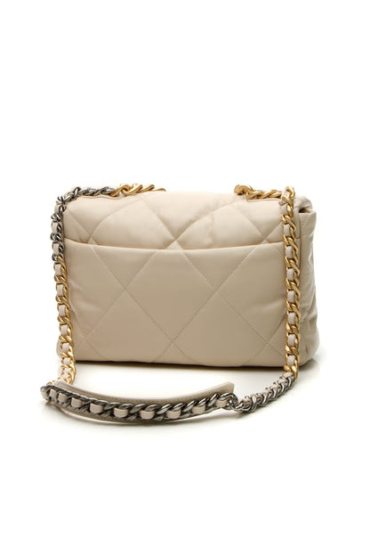 Chanel Quilted Chanel 19 Flap Bag - Beige - photo 3