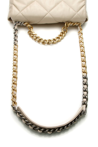 Chanel Quilted Chanel 19 Flap Bag - Beige - photo 5