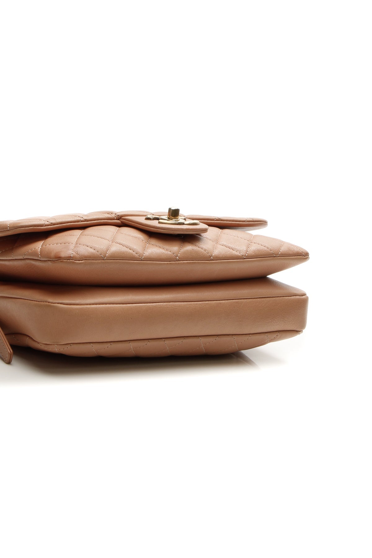 Crown Flap Bag - Camel - image 4