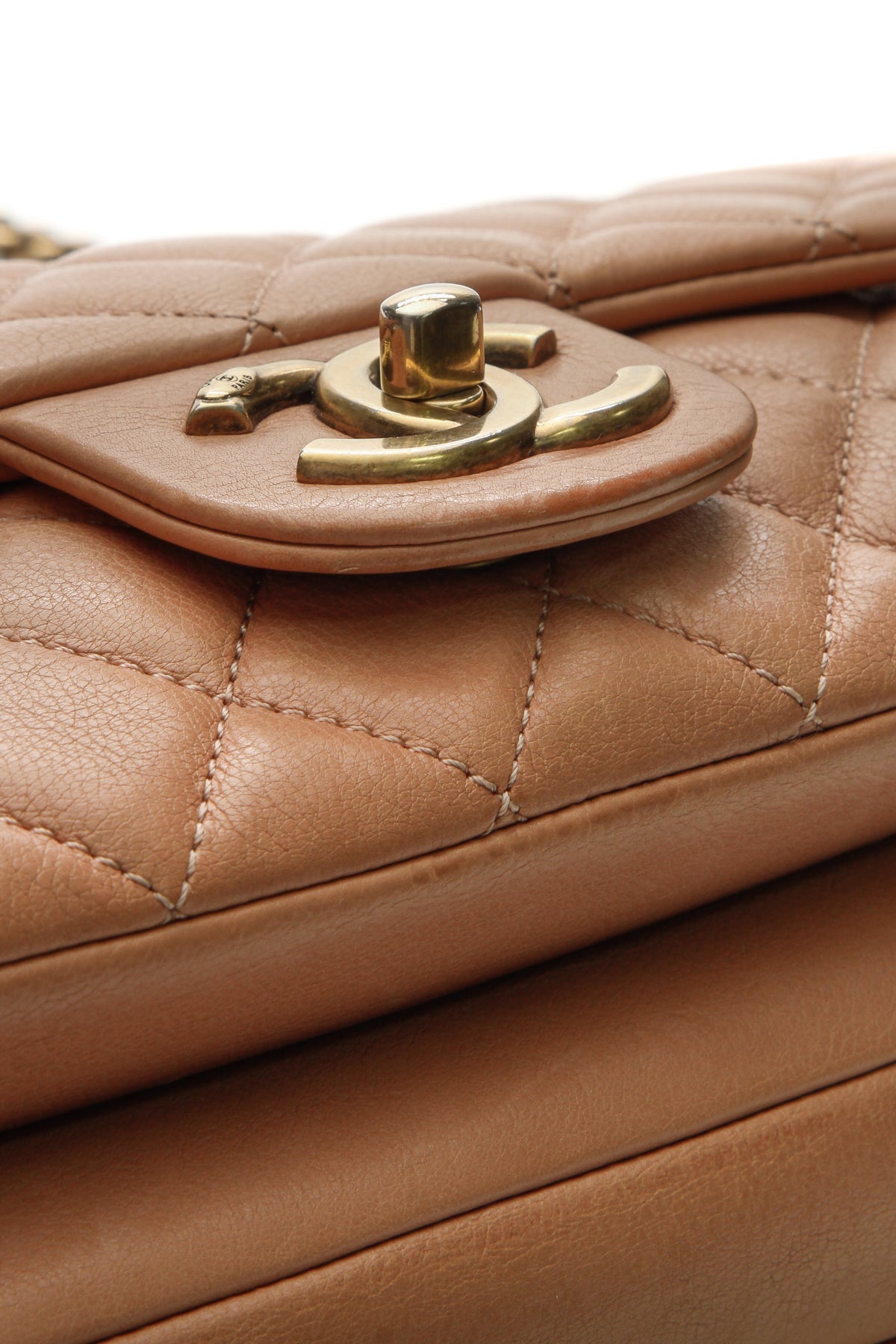 Crown Flap Bag - Camel - image 5