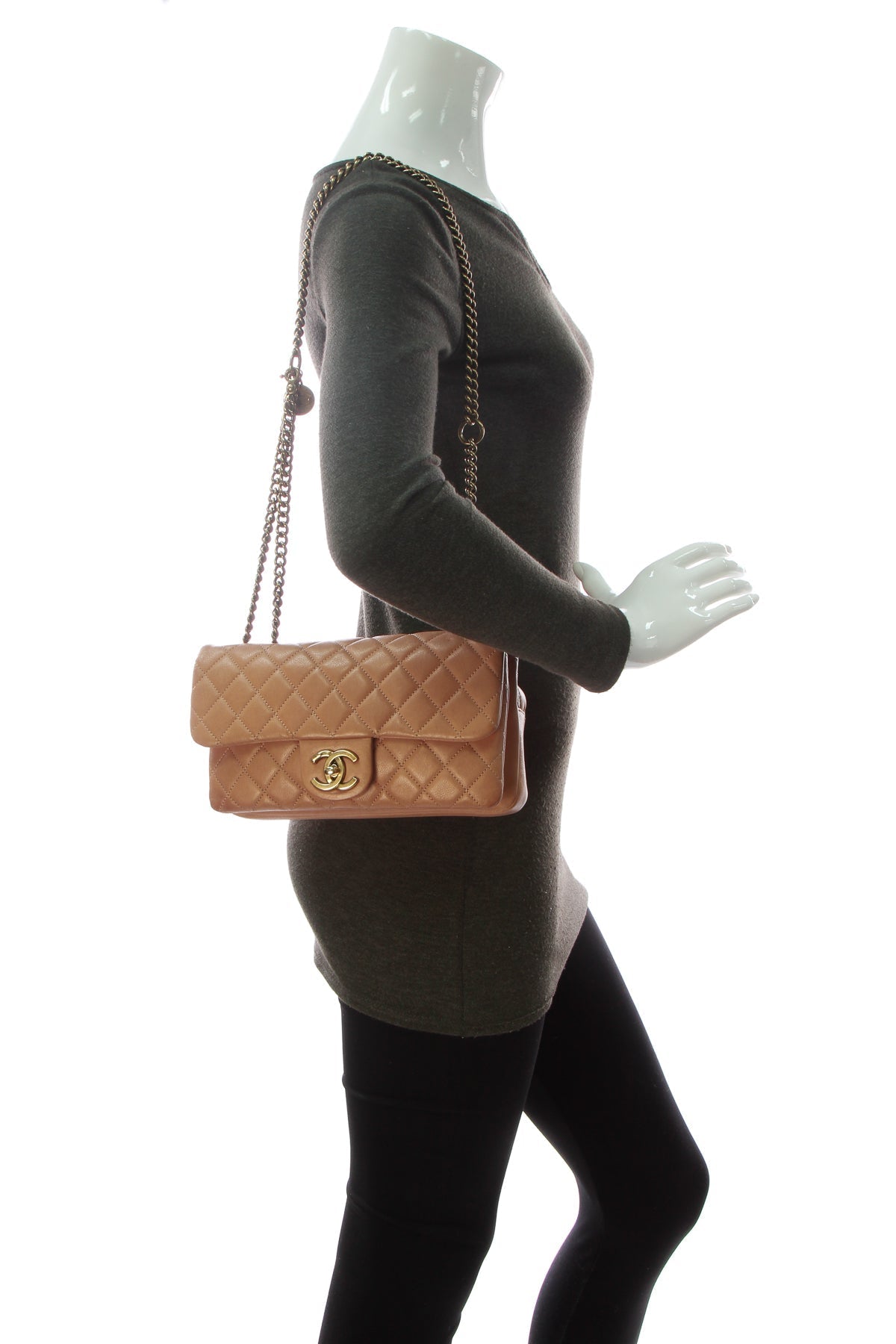 Crown Flap Bag - Camel - image 2