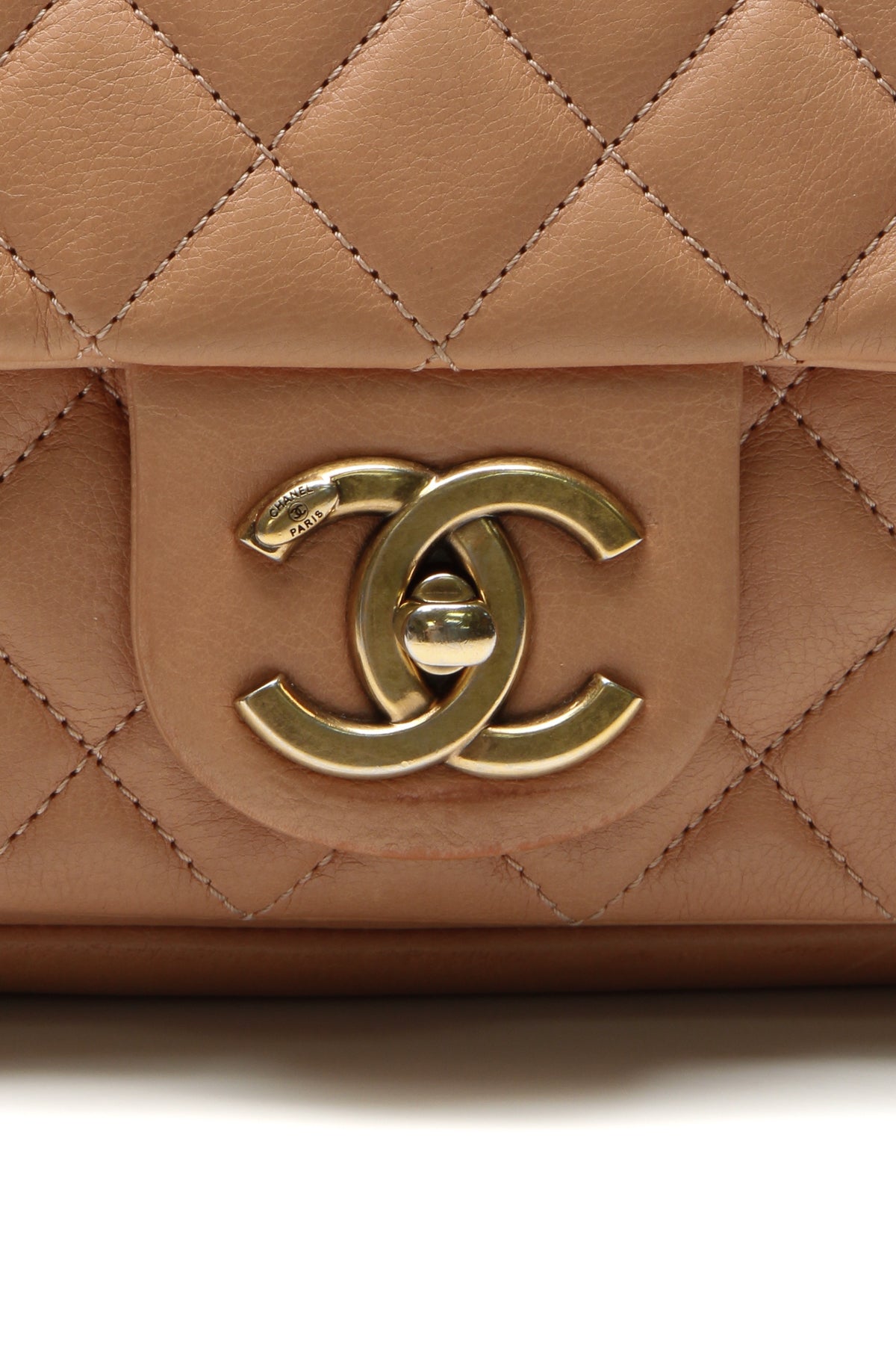 Crown Flap Bag - Camel - image 10