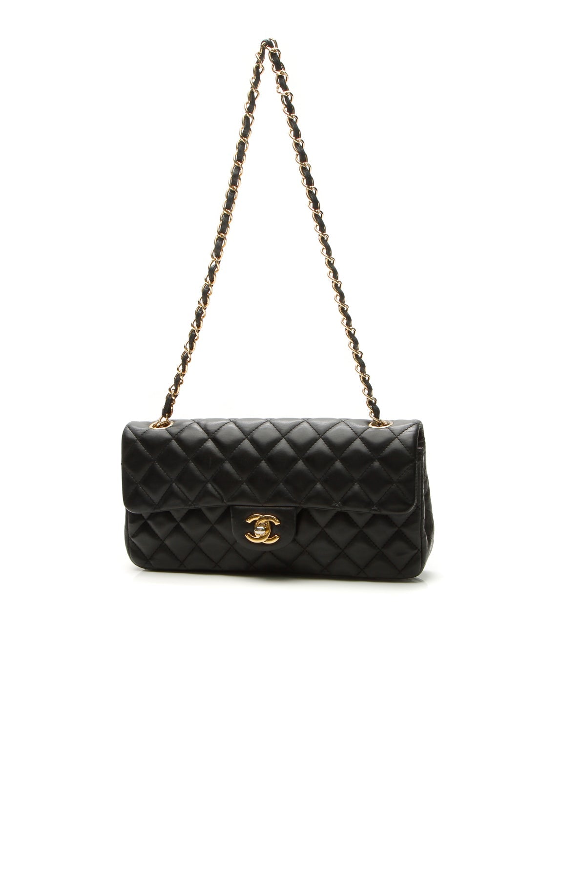 East/West Single Flap Bag - Black - image 1