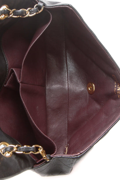 East/West Single Flap Bag - Black - image 9
