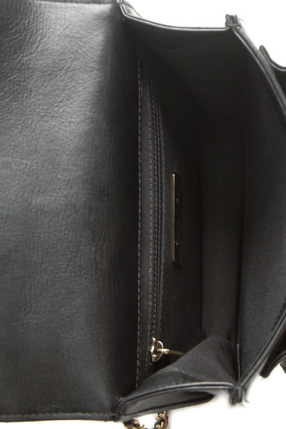 Quilted Mini Chain Handle Flap Bag - Black - image 7