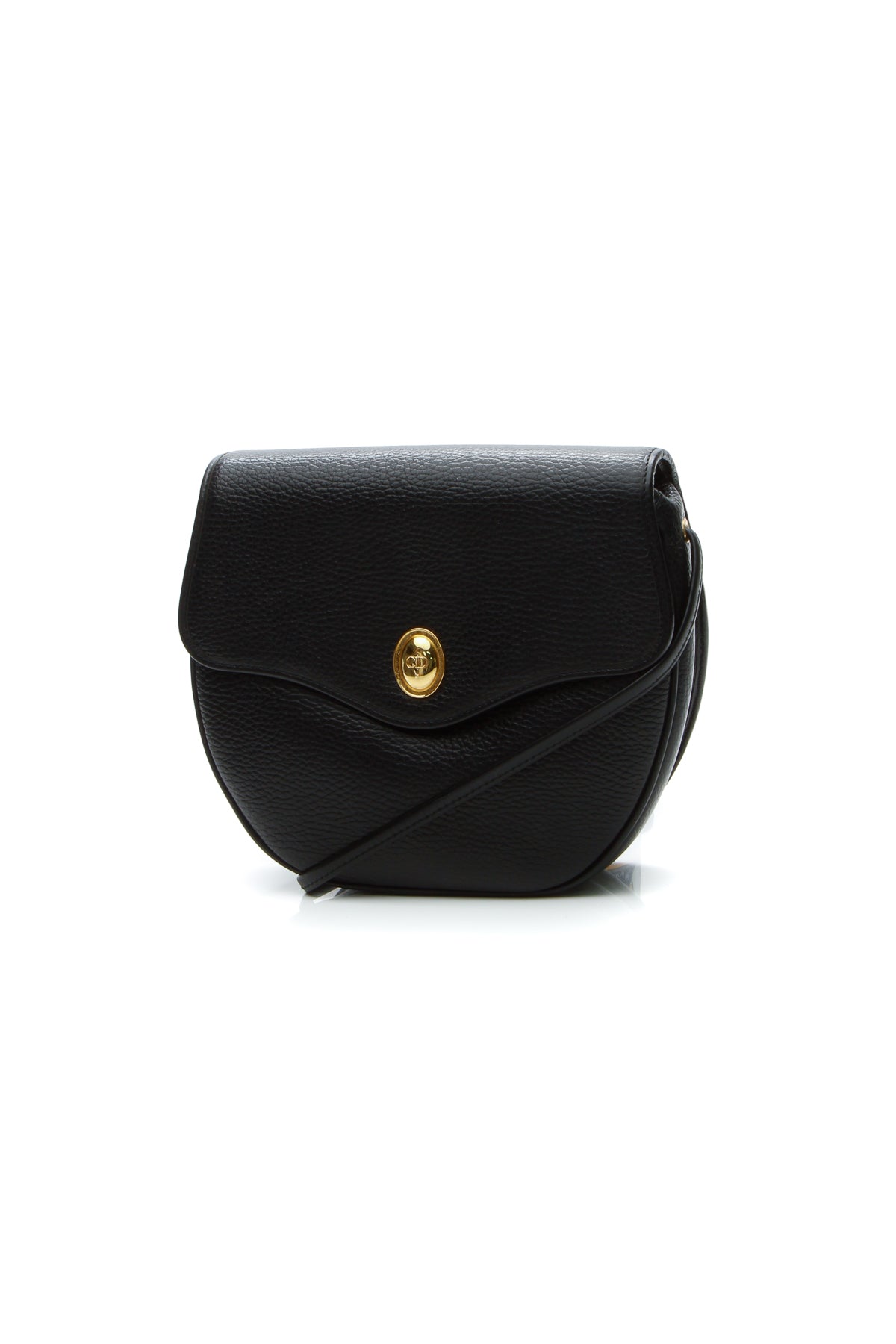 Dior Vintage Flap Crossbody Bag - Black - photo 1