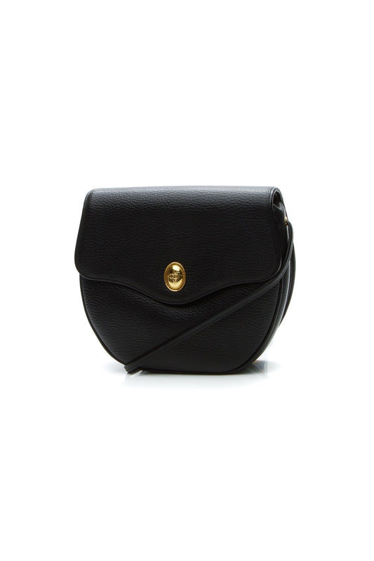Vintage Flap Crossbody Bag - Black - image 1