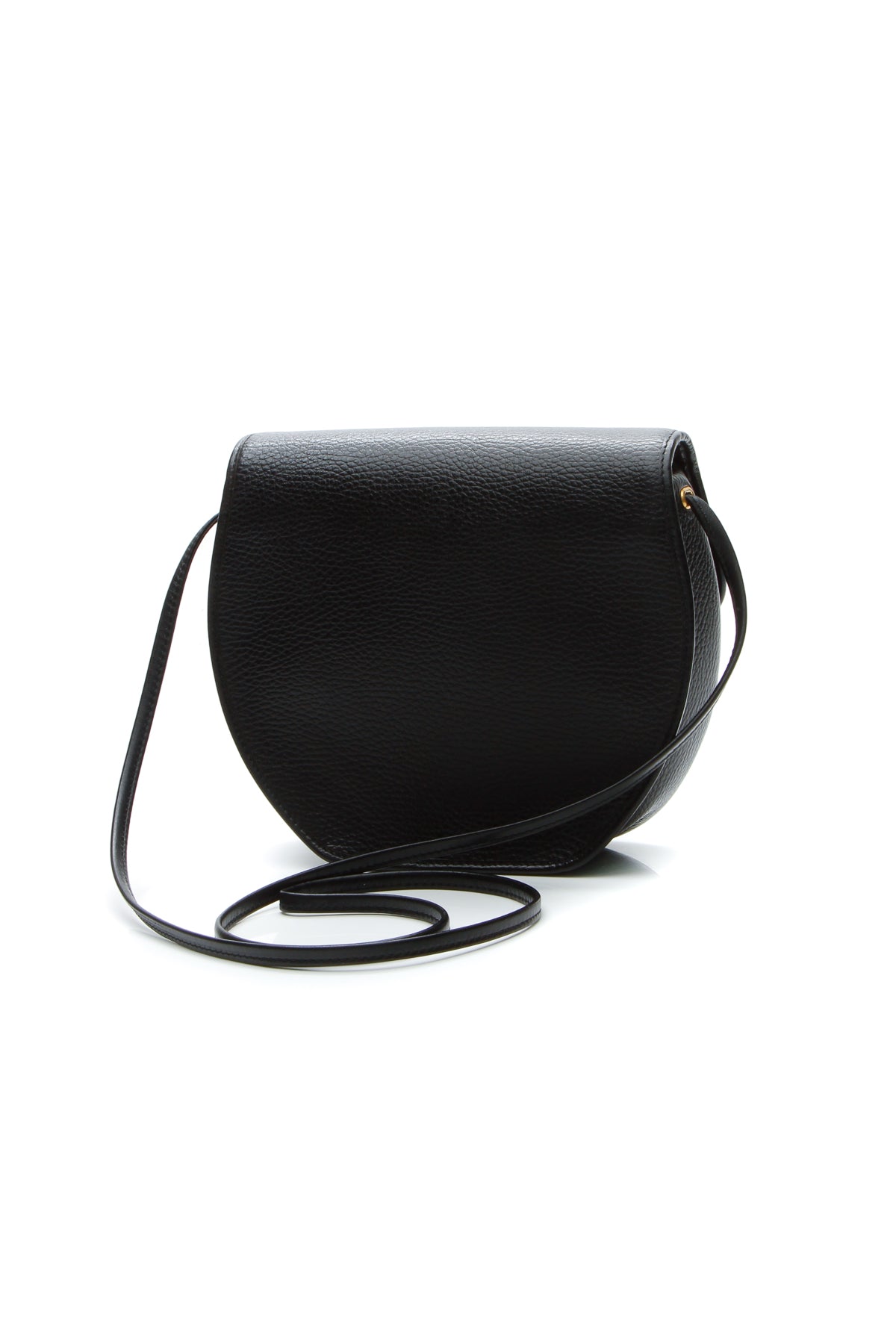 Vintage Flap Crossbody Bag - Black - image 3