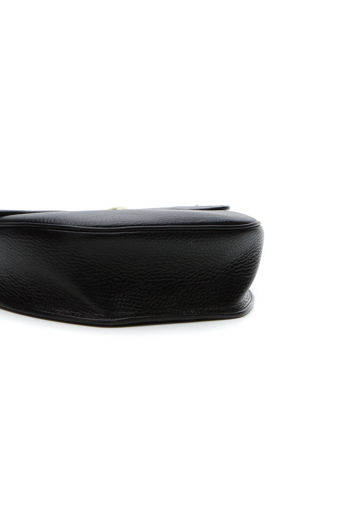 Vintage Flap Crossbody Bag - Black - image 4