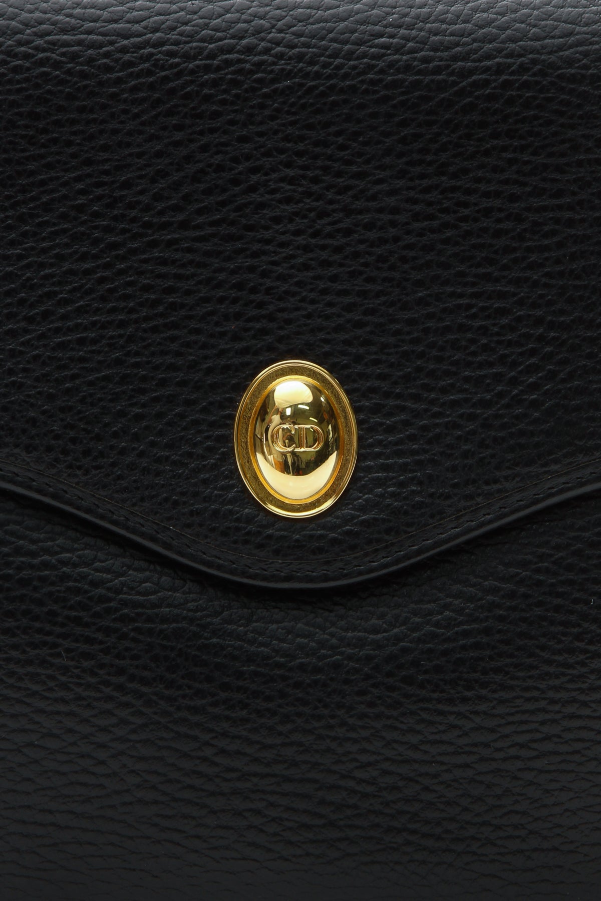 Dior Vintage Flap Crossbody Bag - Black - photo 6
