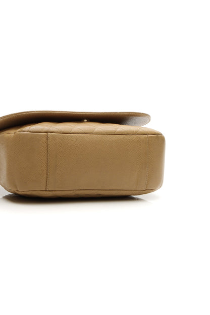 Timeless CC Flap Shoulder Bag - Beige Caviar - image 4