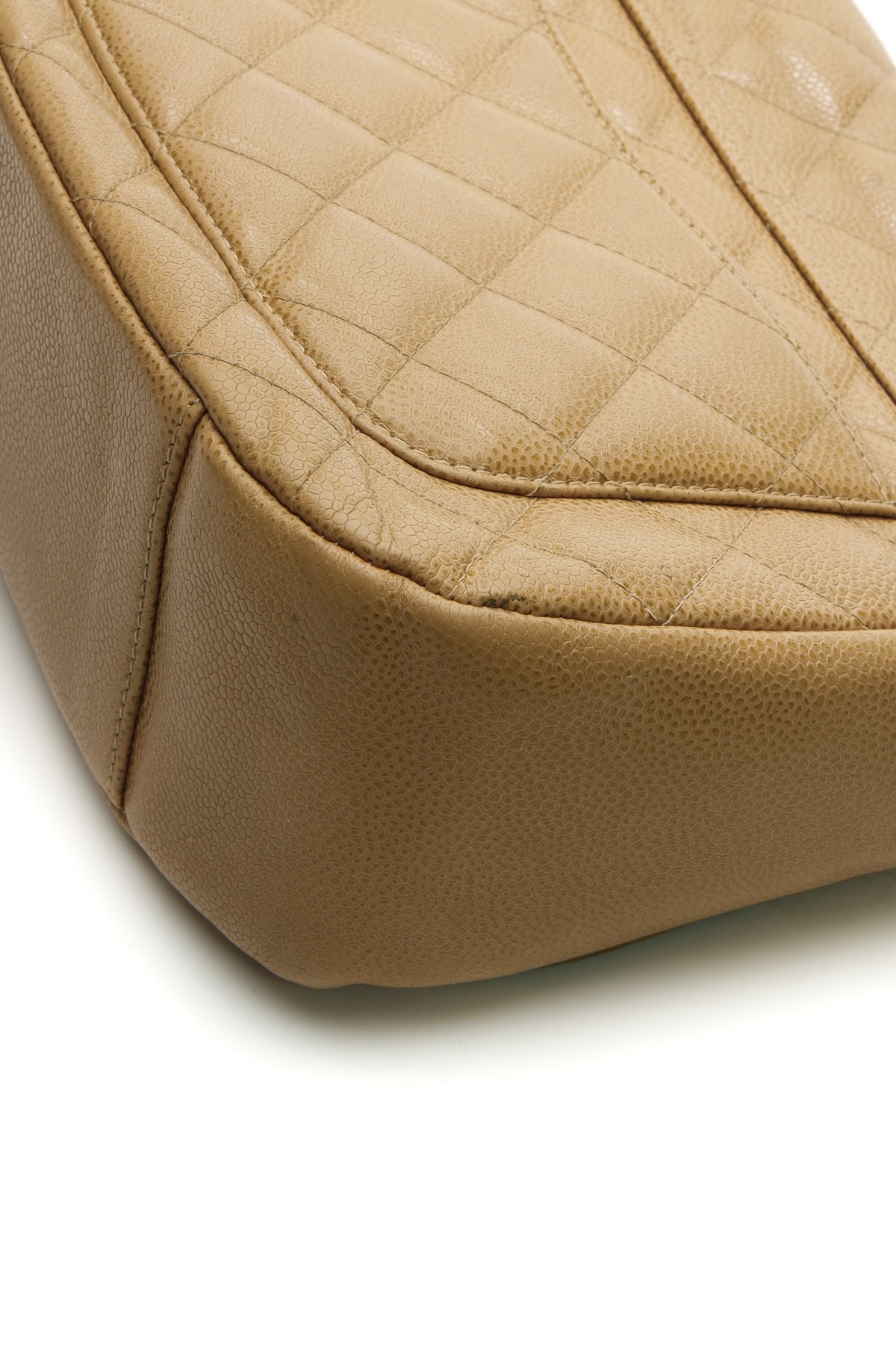 Timeless CC Flap Shoulder Bag - Beige Caviar - image 5