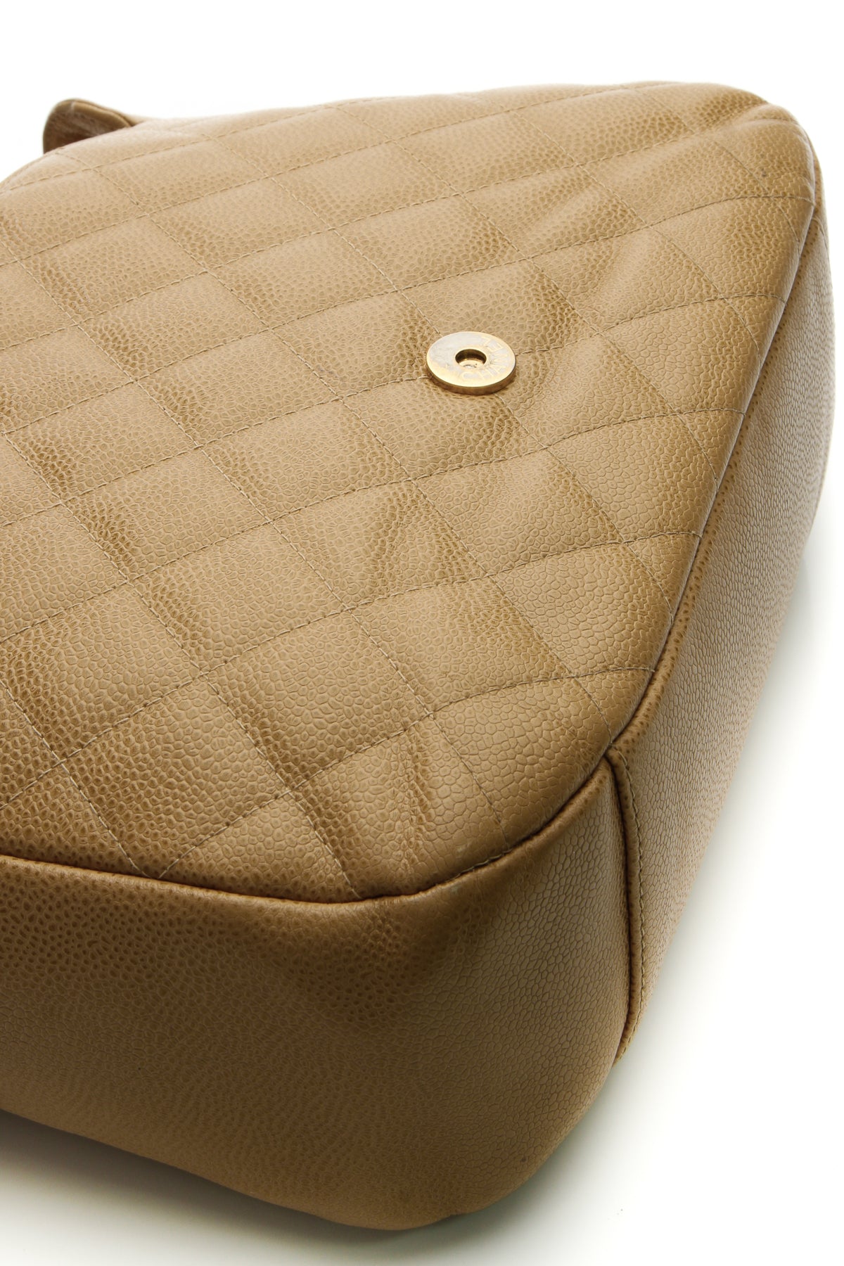Timeless CC Flap Shoulder Bag - Beige Caviar - image 6