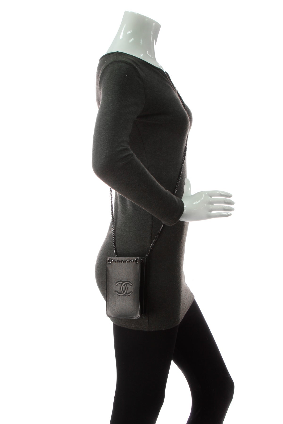 CC Phone Holder Crossbody Bag - Black - image 2