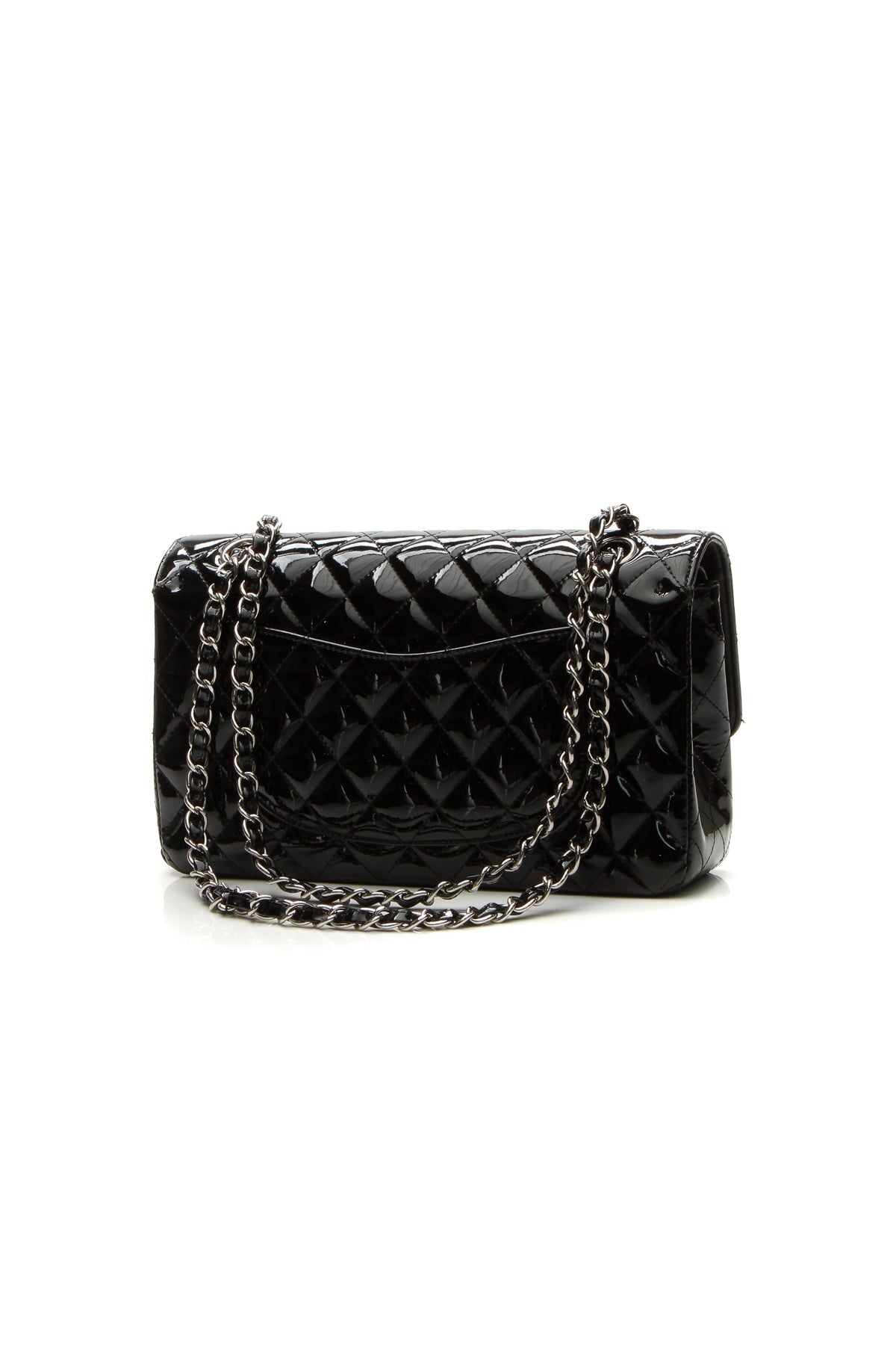 Classic Medium Double Flap Bag - Black - image 3