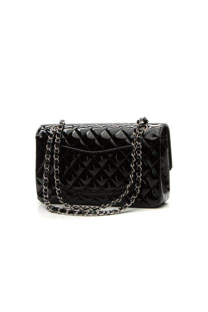 Classic Medium Double Flap Bag - Black - image 3
