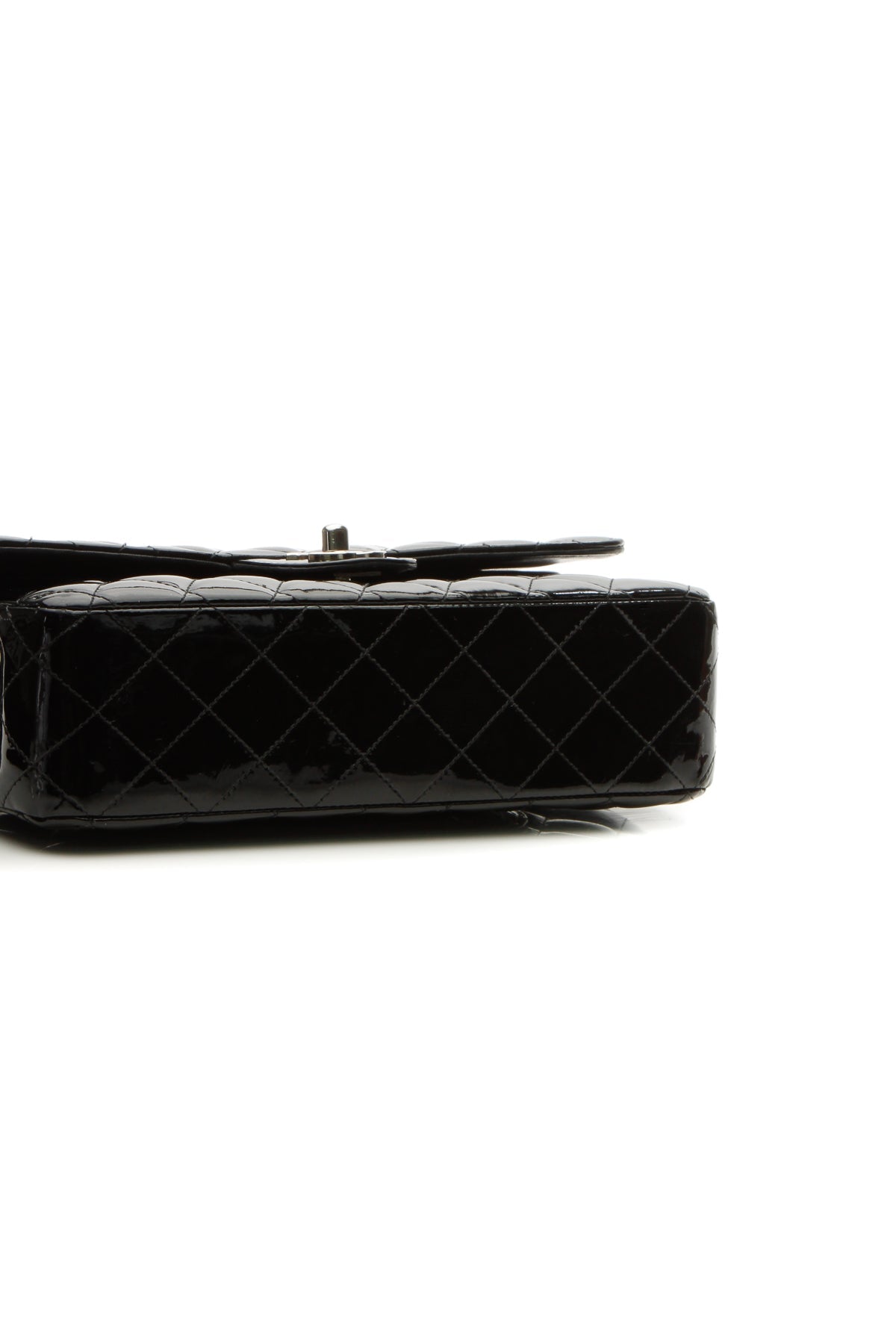 Classic Medium Double Flap Bag - Black - image 4