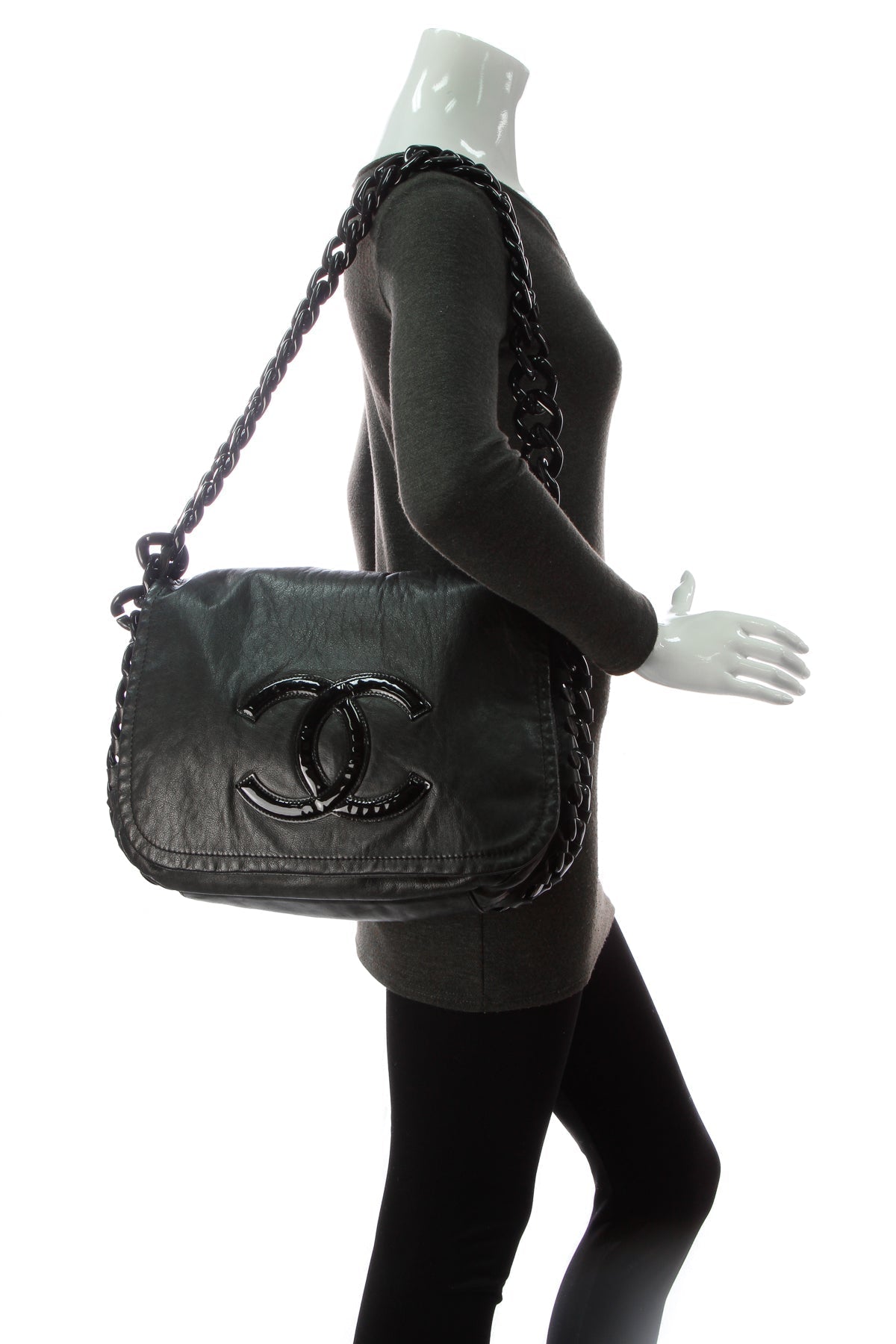Chanel Modern Chain Flap Bag - Black - photo 2