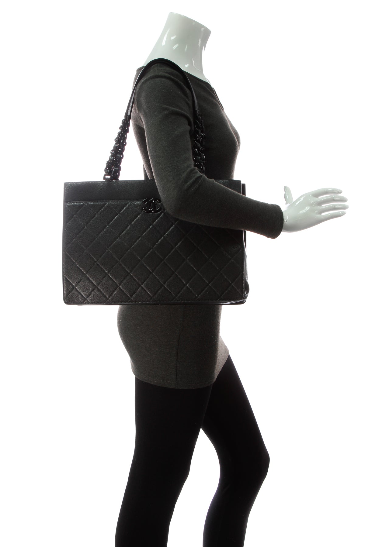 Large Shopping Bag - Black - image 2
