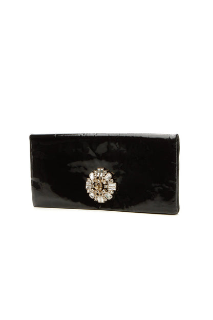 Crystal CC Clutch Bag - Black - image 1
