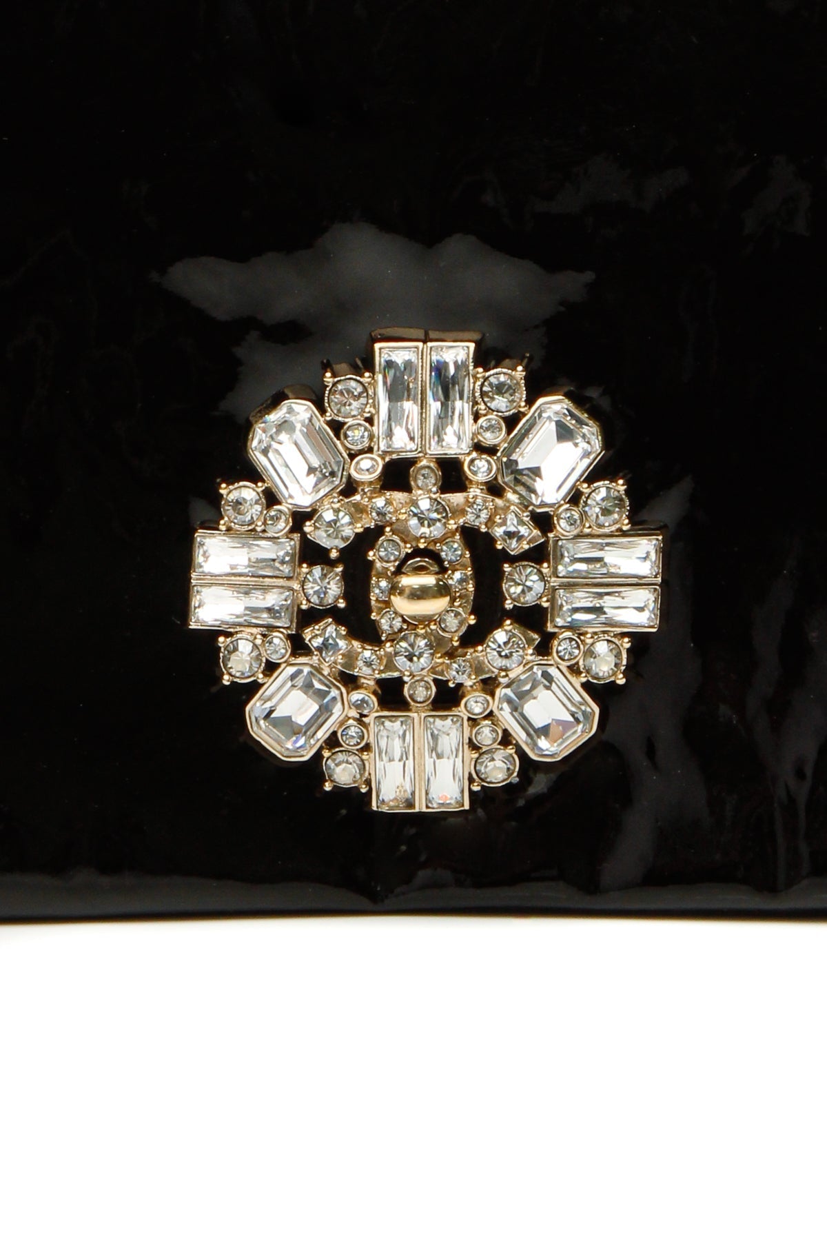 Crystal CC Clutch Bag - Black - image 5