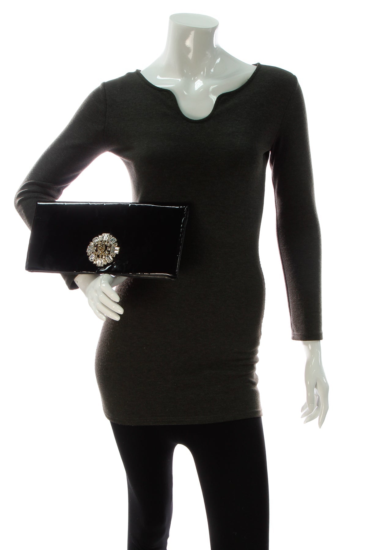Crystal CC Clutch Bag - Black - image 2